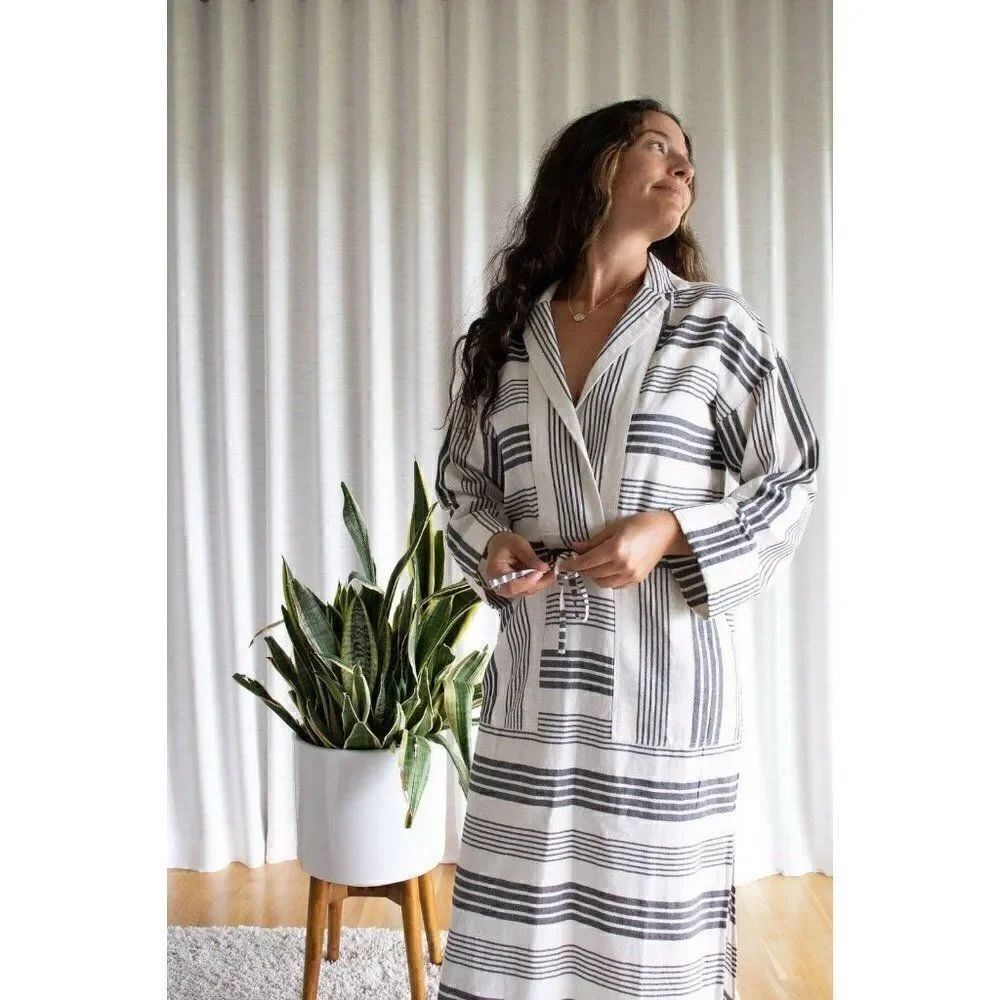 NEW MARA HOFFMAN SWIM STRIPED DIEGA COVER UP DRESS - Picture 5 of 8